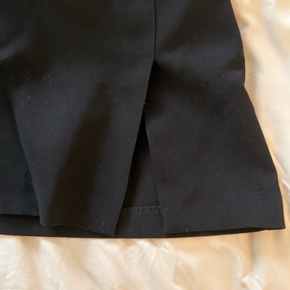 Edikted Black Mini Skirt with Slit - Picture 2 of 5